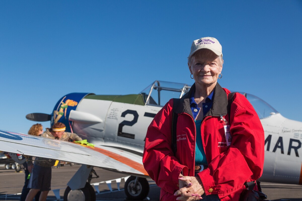 Journalist Marilyn Newton has covered every air race for the last 52 years.