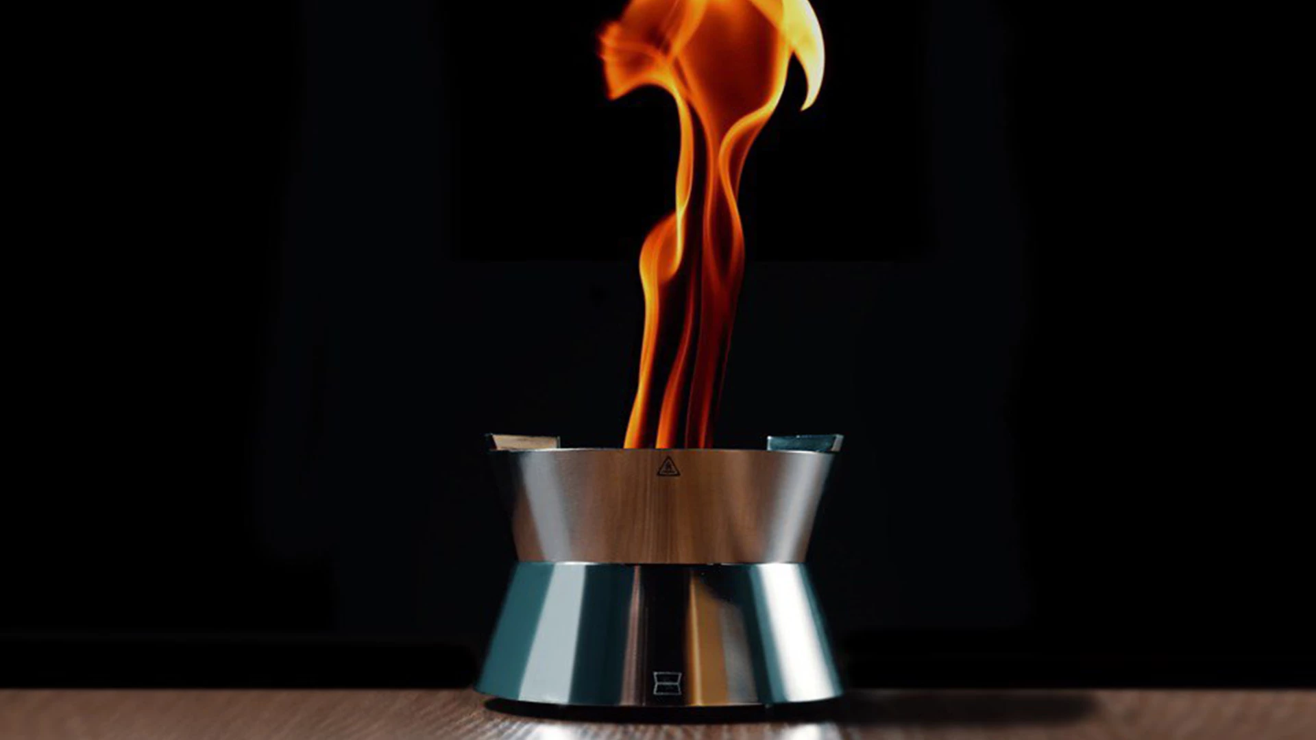 The Ember's carefully placed vents are designed to create longer-lasting flames