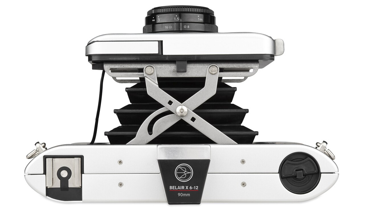 Bellows mean users can collapse the Belair X 6-12 to a convenient and portable size when not shooting with it