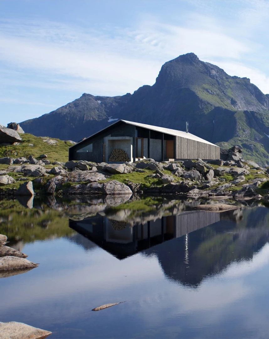The Gapahuk's interior is laid out on a single floor and there's a total floorspace of 90 sq m (968 sq ft) available