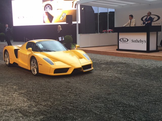This 2002 Ferrari Enzo (Lot 107) sold for €1,260,000 ($1,387,247) at RM-Sotheby's Villa Erba sale on May 23, 2015.