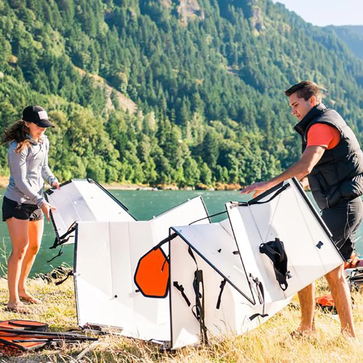 Oru says it has shaved a few moments off the setup time of its Coast XT folding kayak thanks to what it calls zipper channels