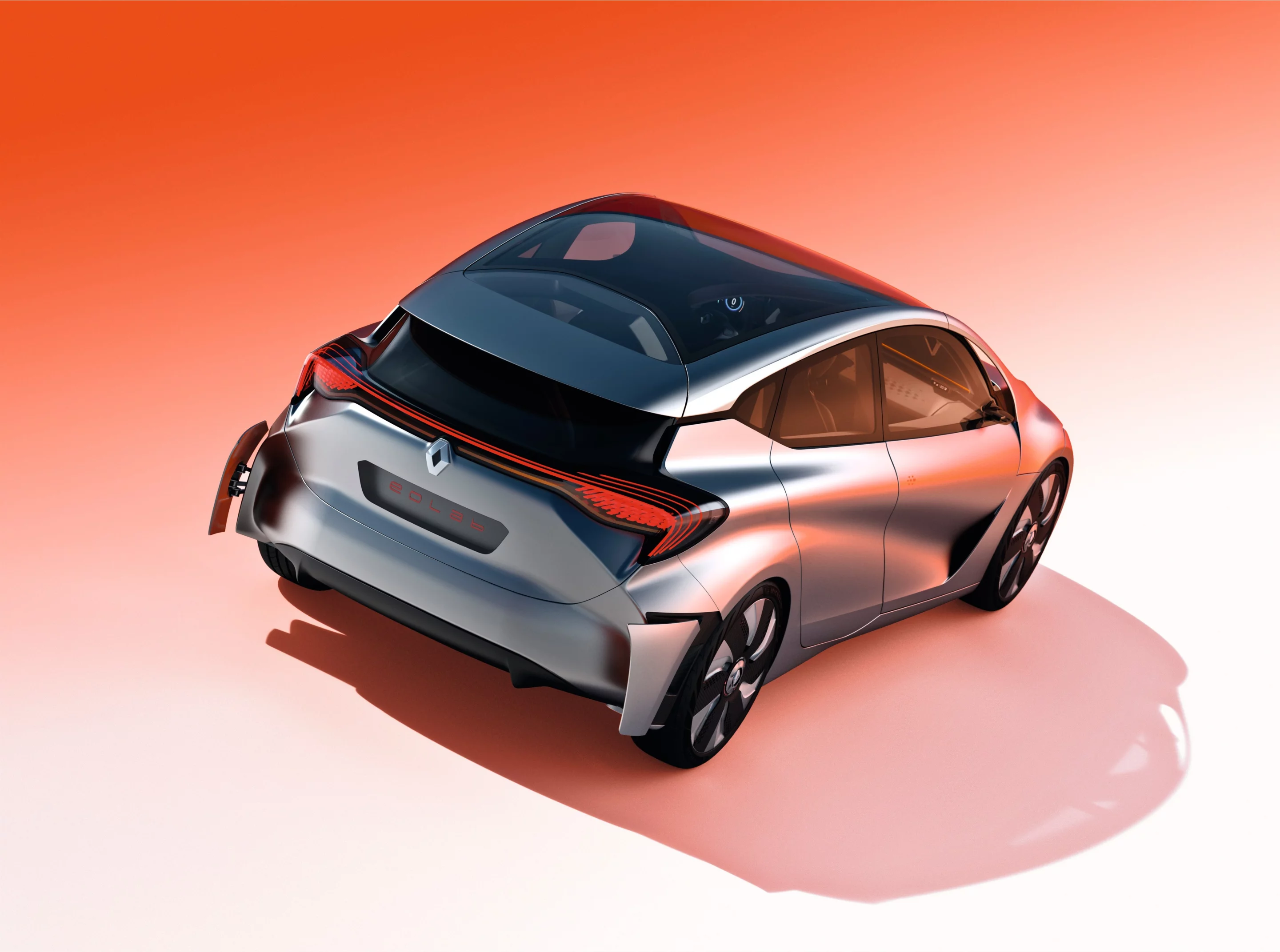 The EOLAB concept is capable of 1 L/100 km (235 mpg), according to Renault