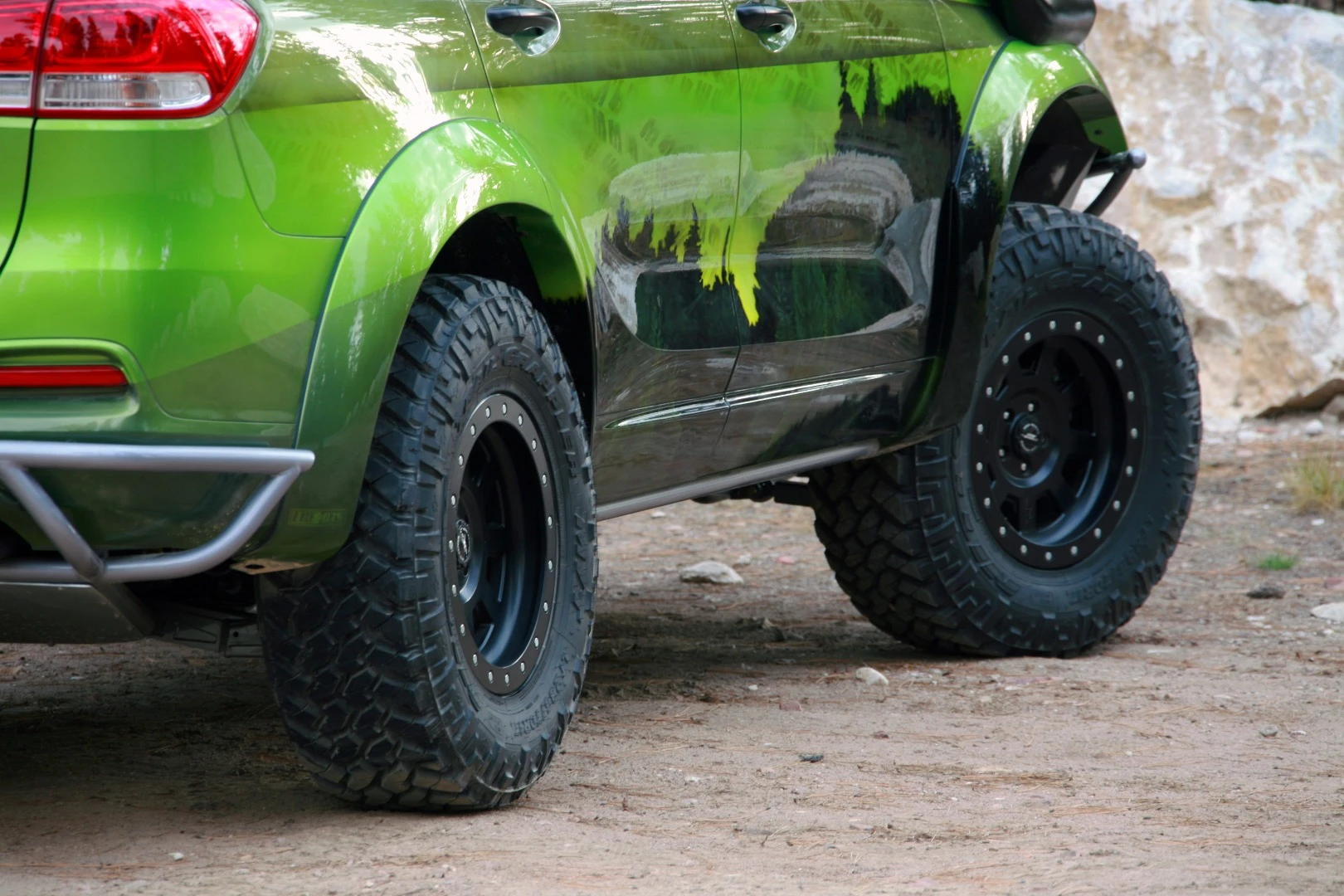 The PacWest rides on Nitto Trail Grappler M/T tires