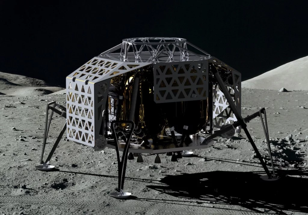 The Alina module used to land the Audio lunar Quattro on the Moon