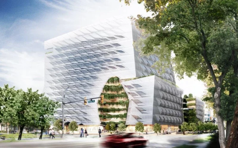The Store Support Centre will feature significant greenery and landscaped terraces for staff