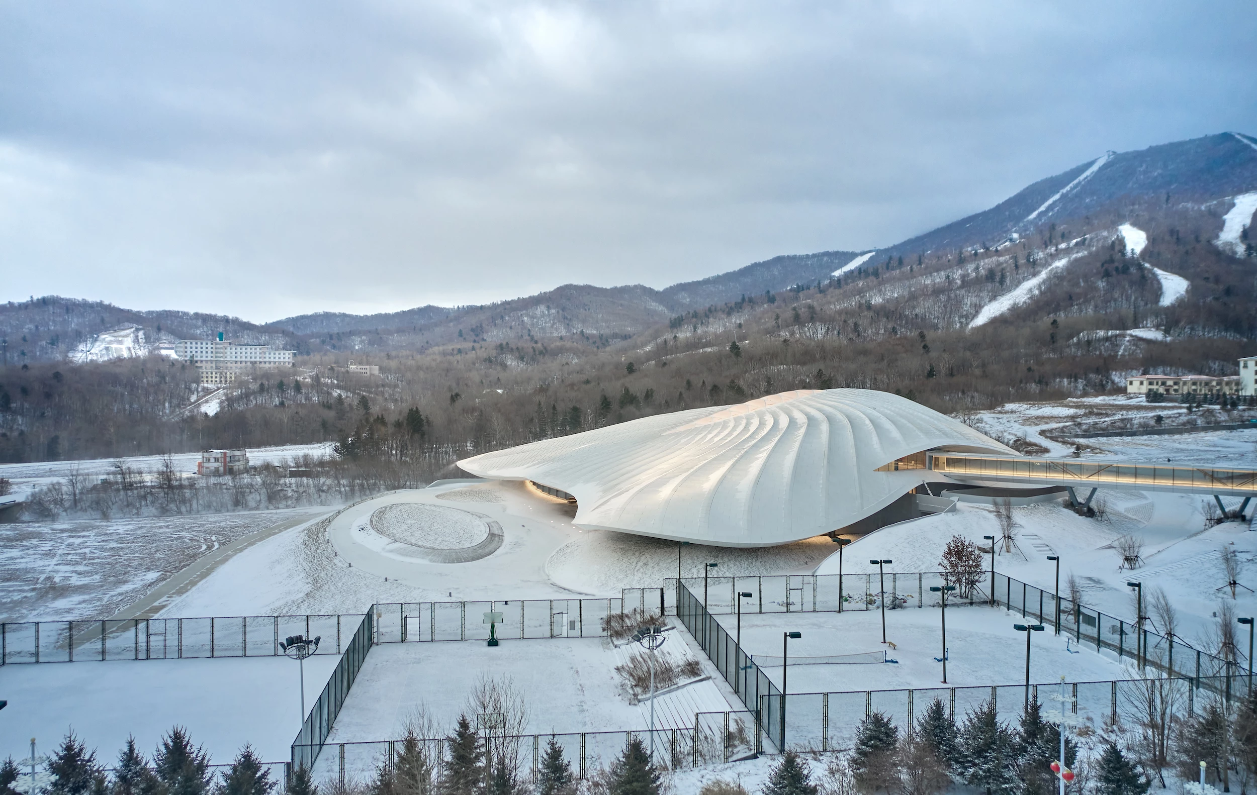 The Yabuli Entrepreneurs' Congress Center isn't officially complete yet but is already in use