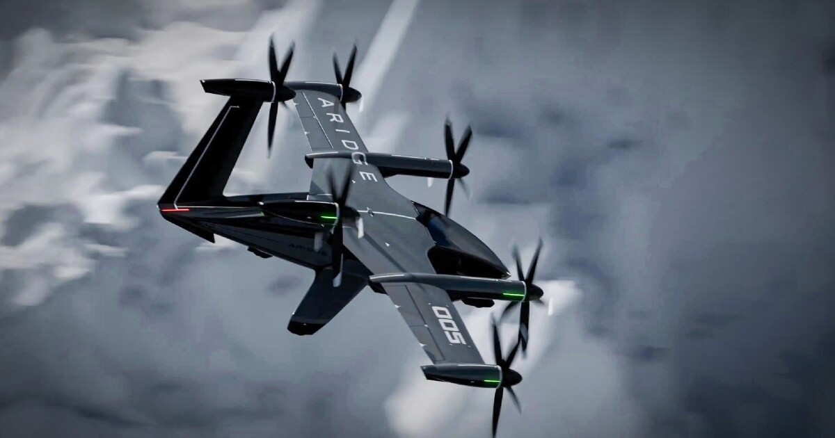 Xpeng’s Aridge Unveils Joby-Like Hybrid eVTOL Air Taxi After Rebrand