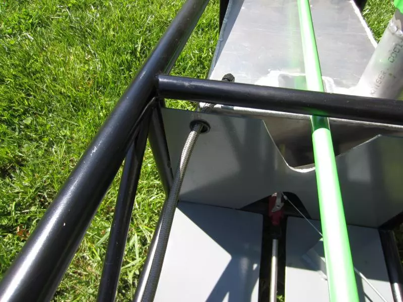 Jet Powered Junior Dragster brake linkages