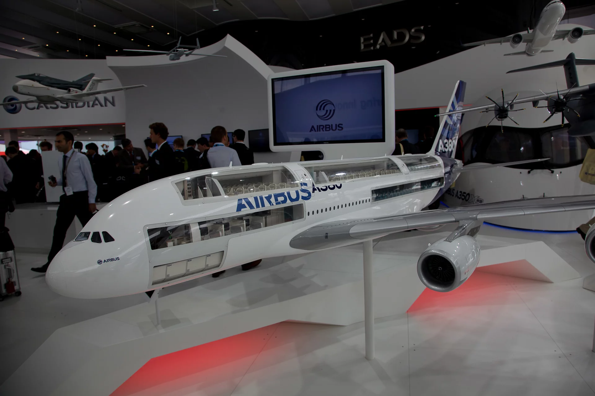 Airbus A380 model (Photo: Noel McKeegan/Gizmag)