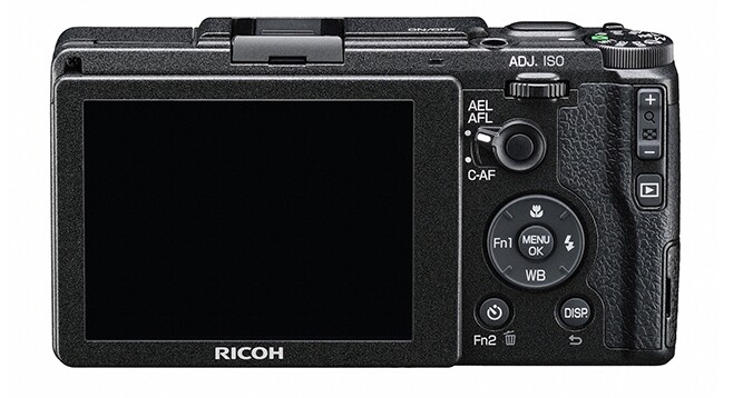 The Ricoh GR II features a 3-inch rear LCD with 1230k dots