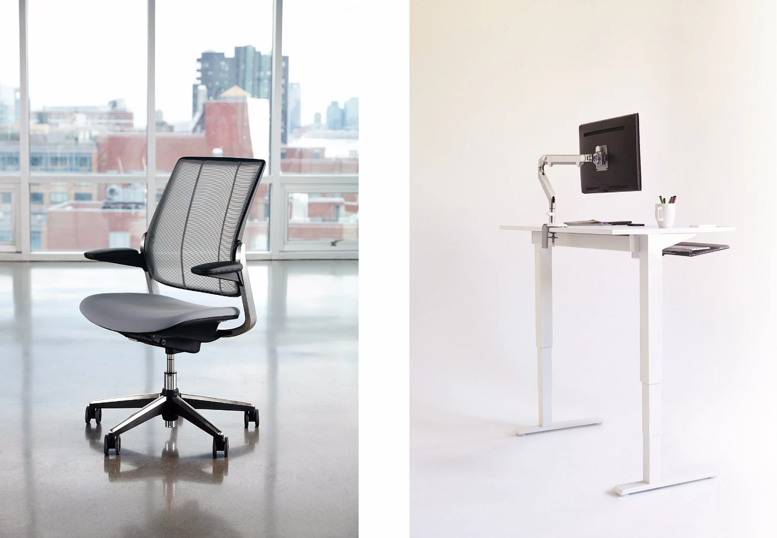 The first two full Living Product Challenge certifications have been awarded to Humanscale for its Diffrient Smart desk chair and Float table