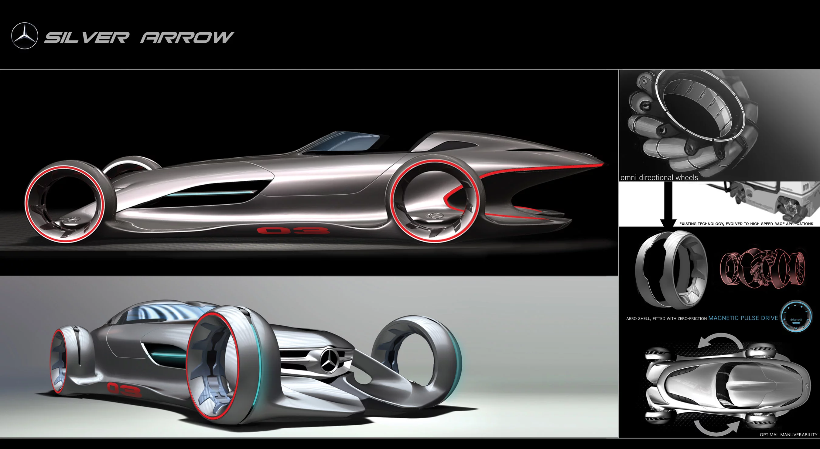 Silver Arrow details (Image: Mercedes-Benz Research & Development North America)