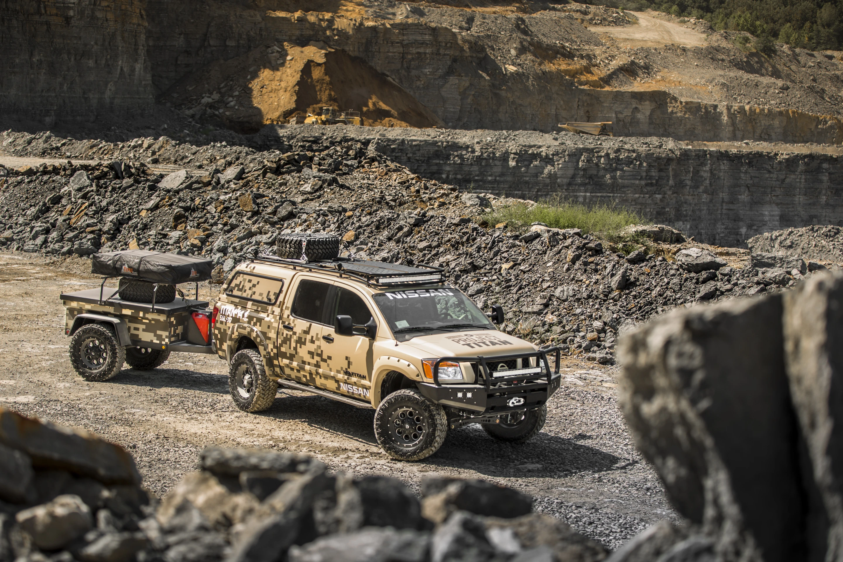 The Nissan Project Titan skips the auto show circuit and makes its debut in Alaska