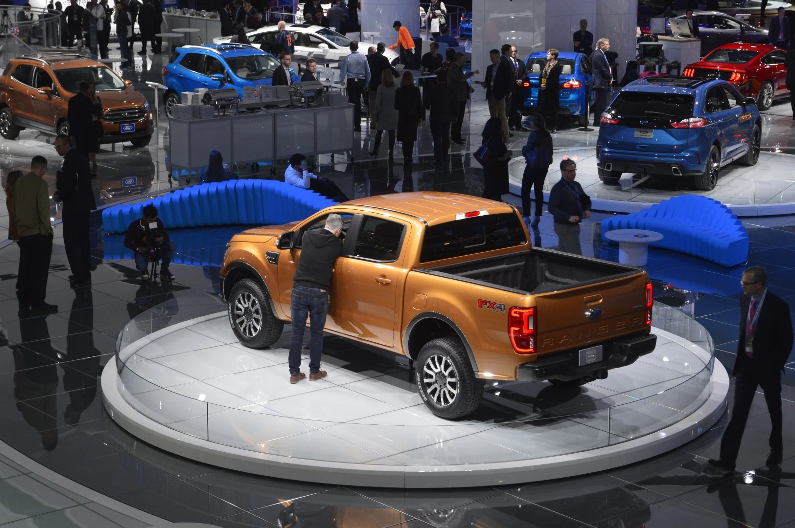The Ford Ranger, view from above