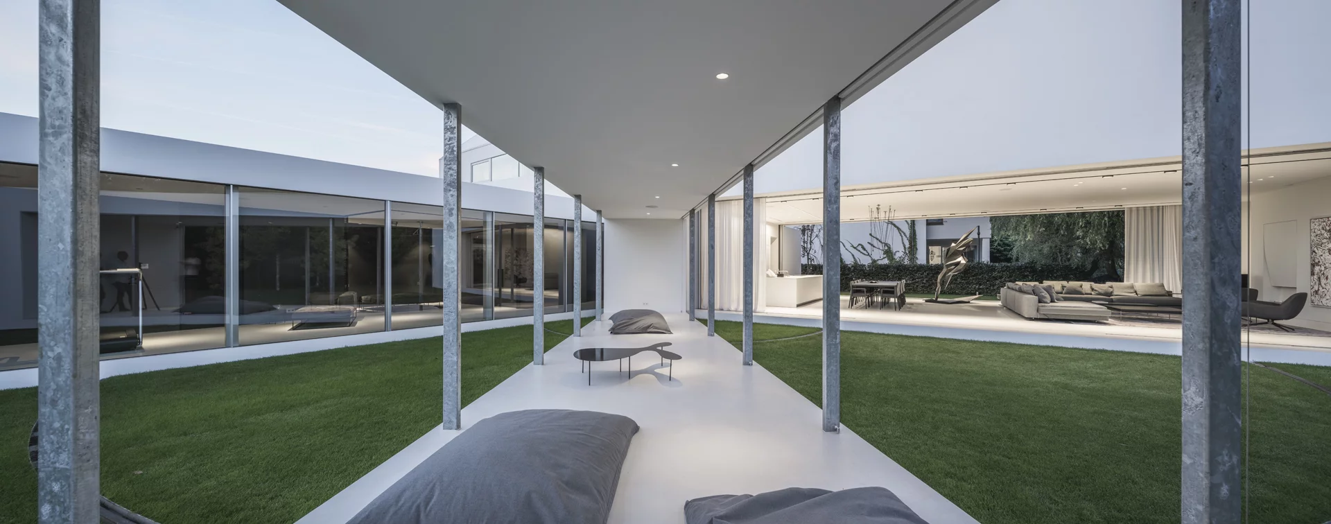 The Quadrant House's moving terrace is operated by switch