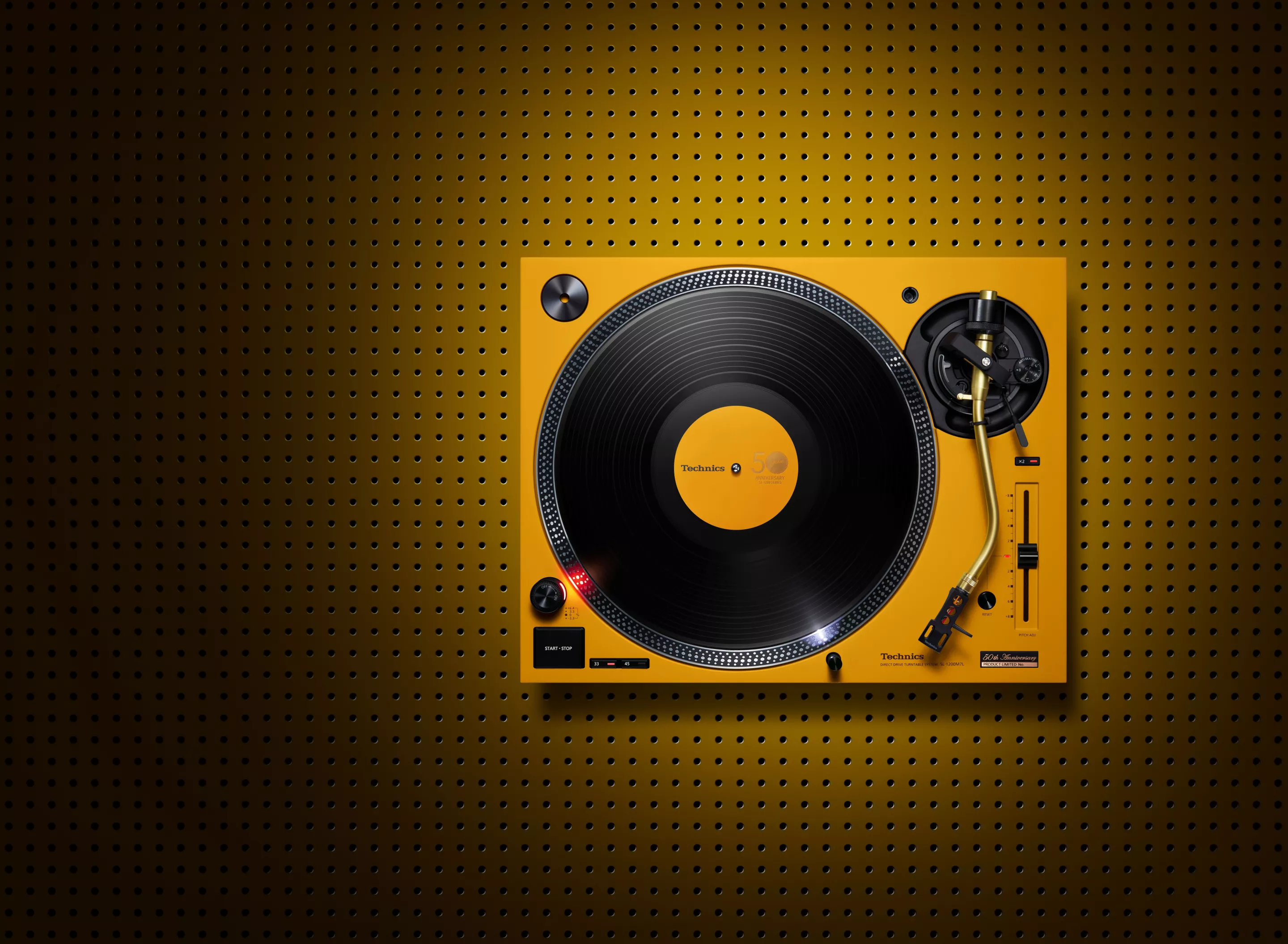 The SL-1200M7L 50th Anniversary series turntable is based on 2019's DJ-specific SL-1200MK7 model