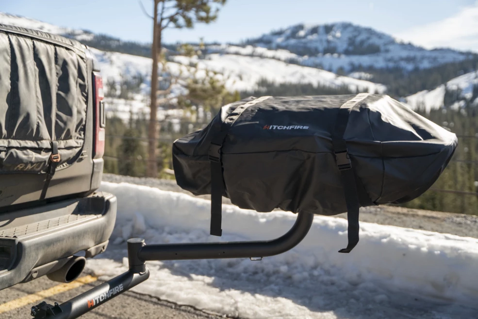 Wrap the HitchFire grill up to keep it clean and ready to cook
