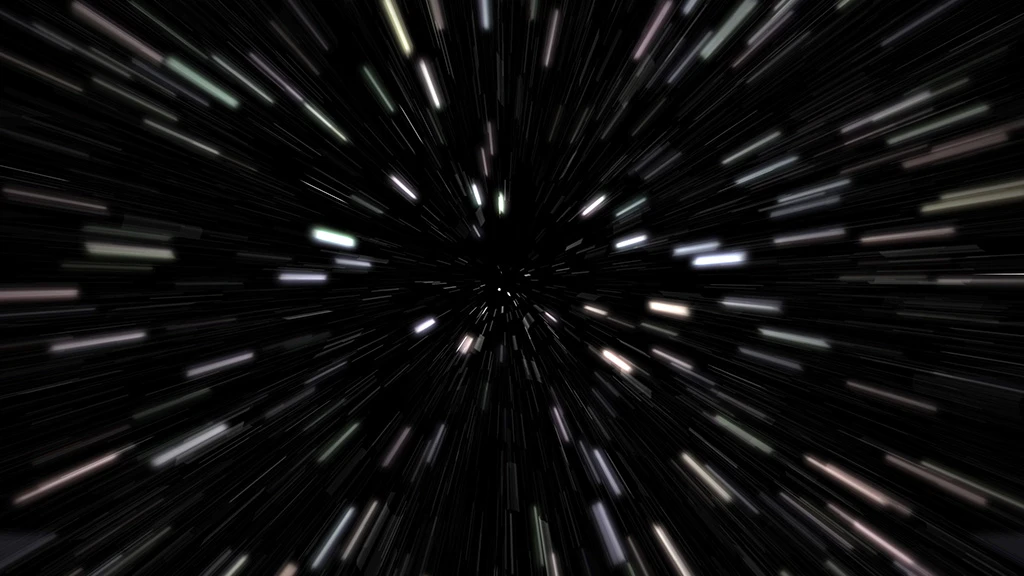 Hyperspace as depicted by popular movies and TV shows (Image: Shutterstock)