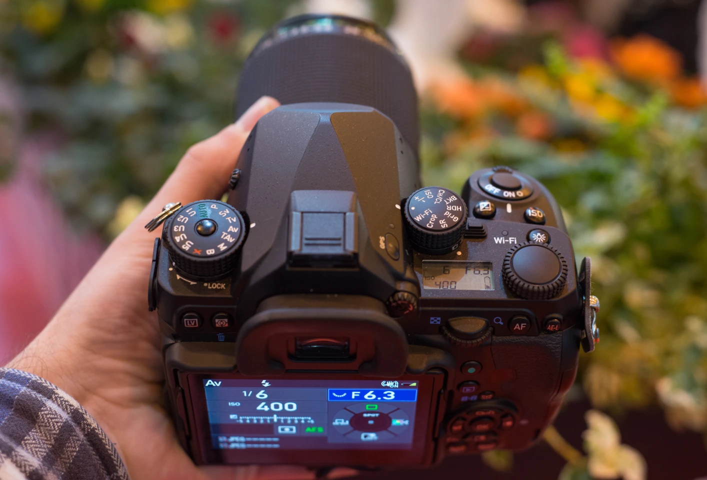 The angular design of the Pentax K-1 will not appeal to everyone