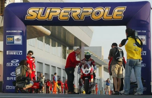 Bayliss won pole by a fair margin