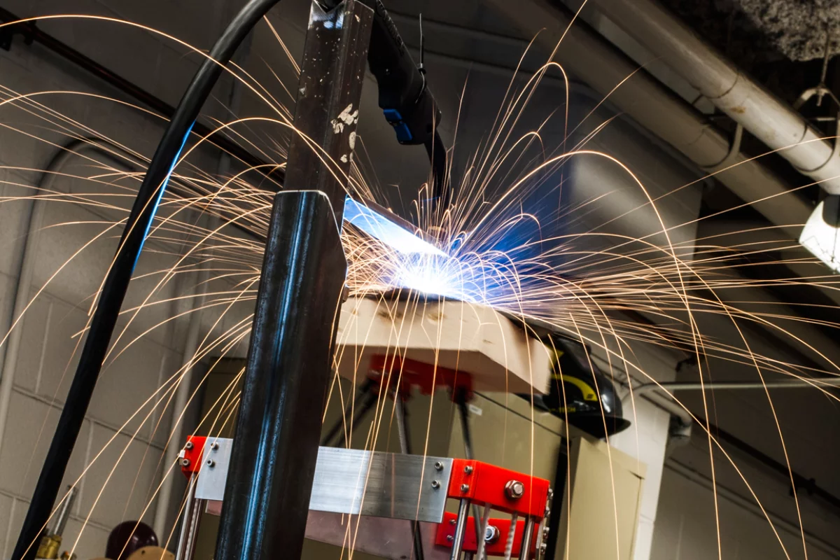 The metal 3D printer built by a team from Michigan Technological University for under $1,500