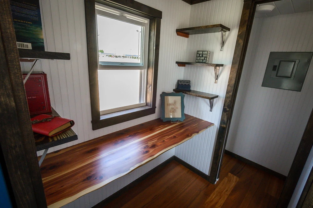The snug office space