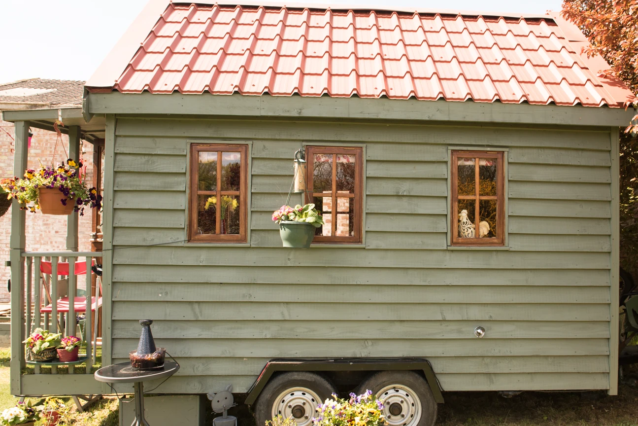 The Tiny House is based on wheels like a proper towable tiny house