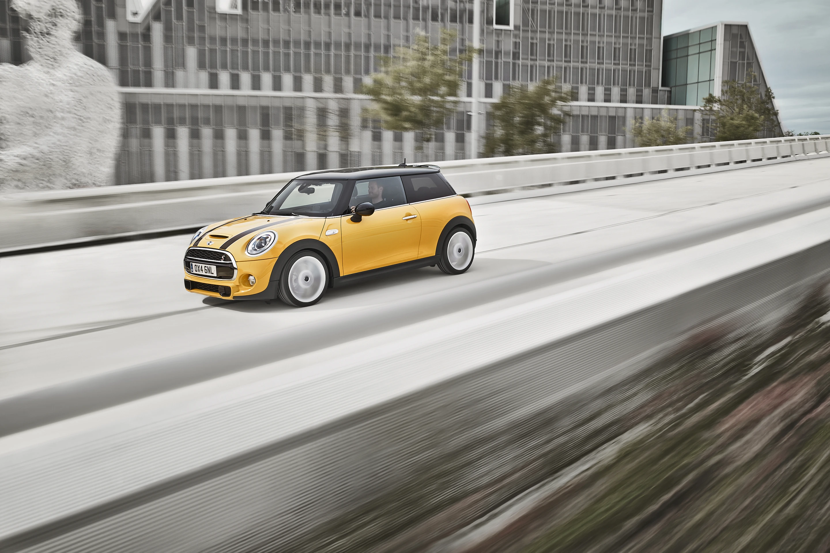 The new Mini Cooper S has alloy brakes