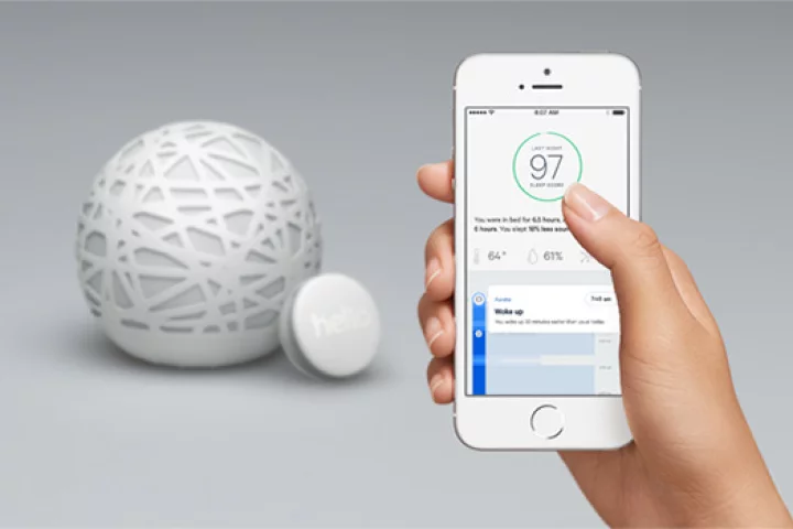 The Sleep Score offers a rating out of 100 based on the quality of the night's rest, determined by the information gathered by the sensors