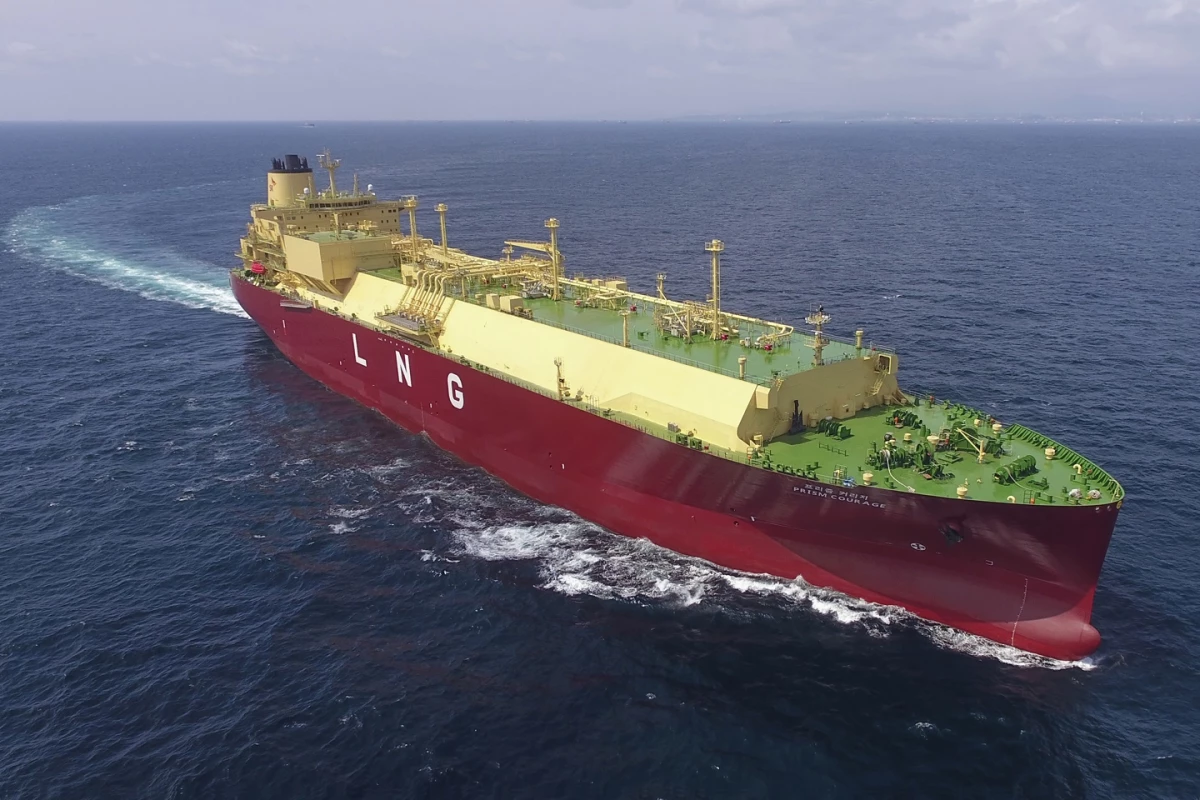 The LNG carrier Prism Courage