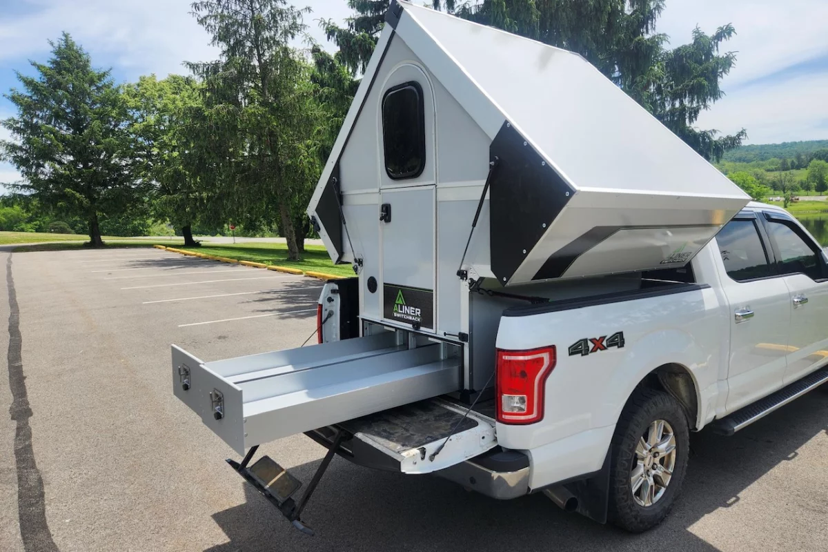 The Switchback includes a pair of 5-ft drawers and a smart, folding design