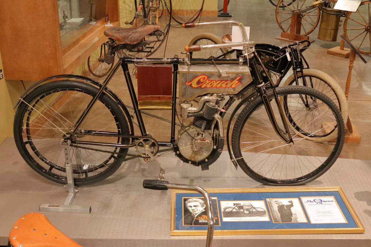 When it comes to investing in collectible motorcycles, the provenance of a name like Steve McQueen is "Blue Chip." Hagerty is attempting to add some science to this phenomena with its newly created "power lists" for automobiles, but our non-scientific seat-of-the-pants assessment is that the McQueen name is still relevant and still far more potent when it comes to motorcycles. Indeed, if this bike hadn't been owned by McQueen, it would be worth MUCH less.