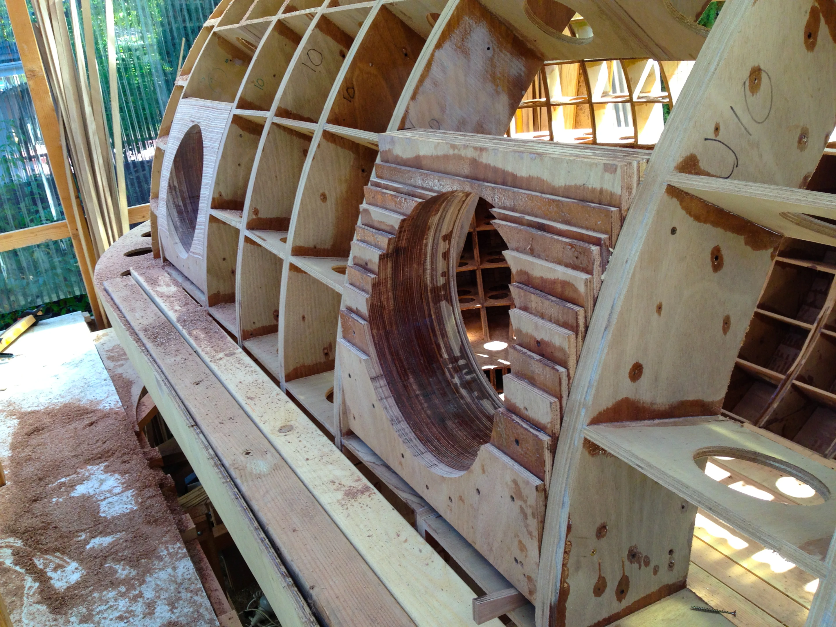 There's a captain's window and also several tough portholes installed (Photo: Chris Robinson)