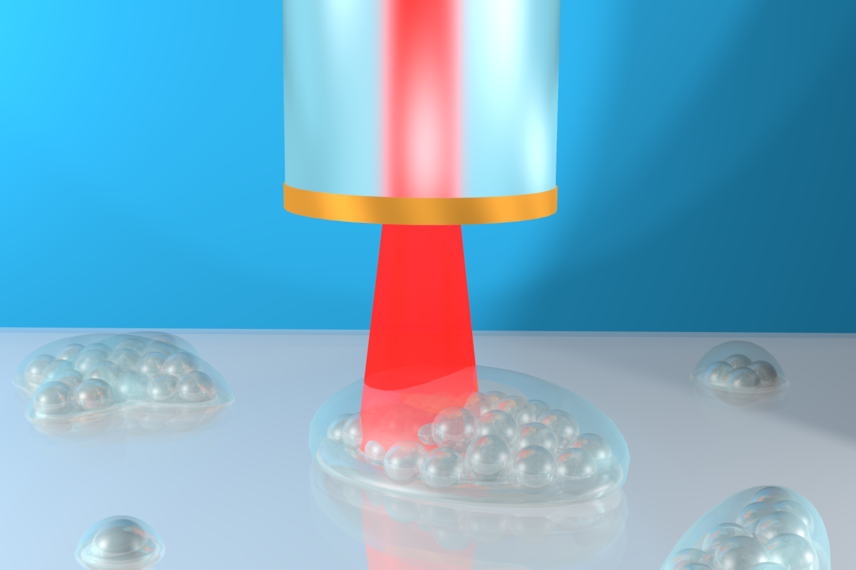The prototype ultrasonic probe can produce a 3D map revealing the stiffness and spatial features of structures measured in the nanoscale