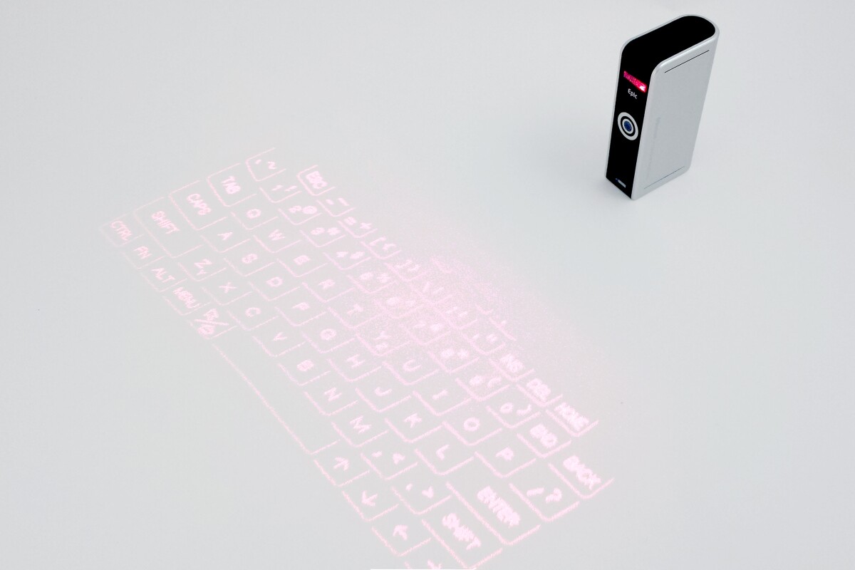 Gizmag review the Celluon Epic, a projection keyboard for your smartphone, tablet, or PC