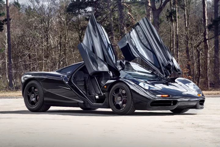 McLaren hasn't listed the price of the 1998 F1 on offer, but expect it to break eight figures