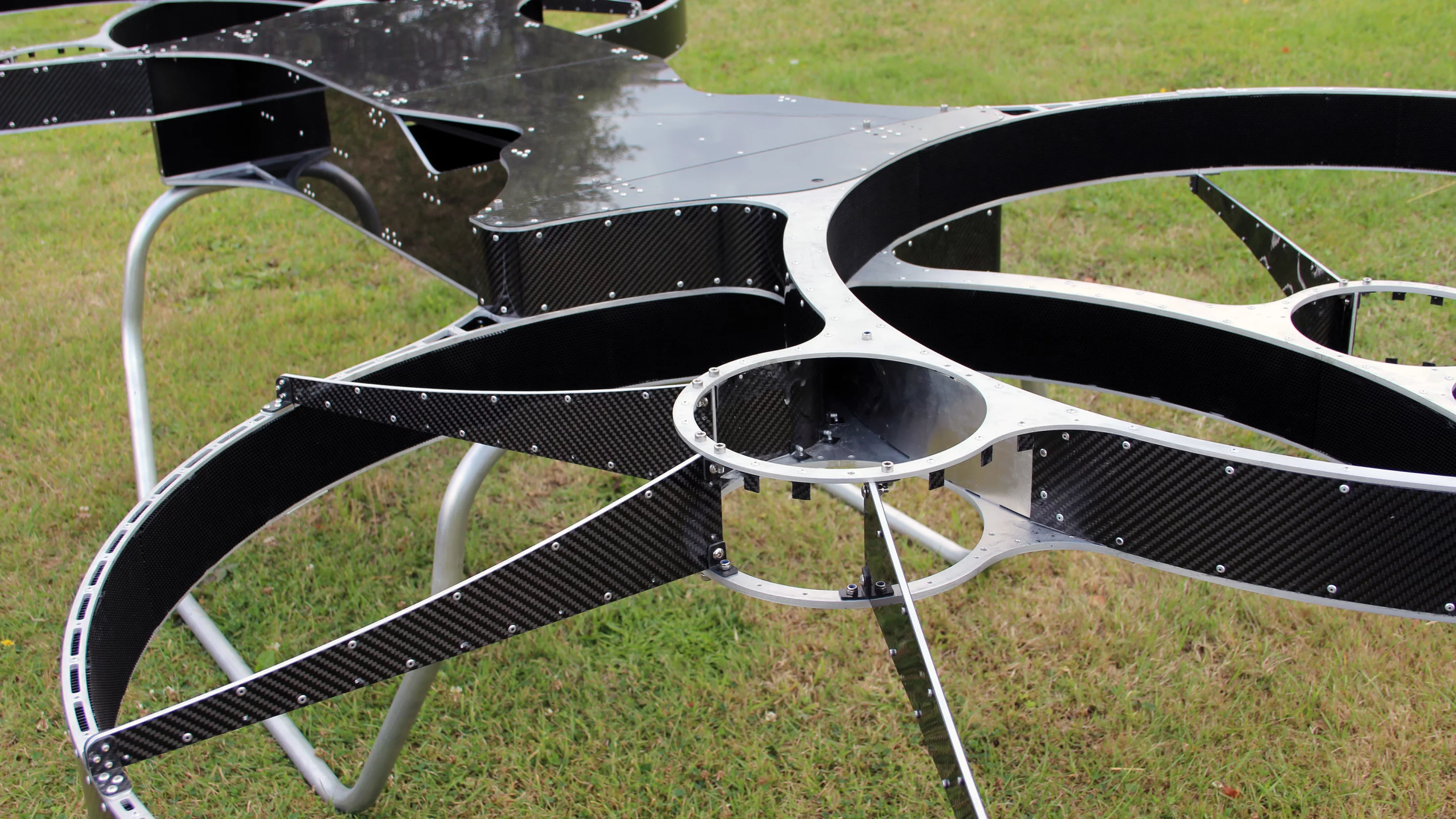 A close up of the second prototype Hoverbike (Photo: Chris Wood/Gizmag)