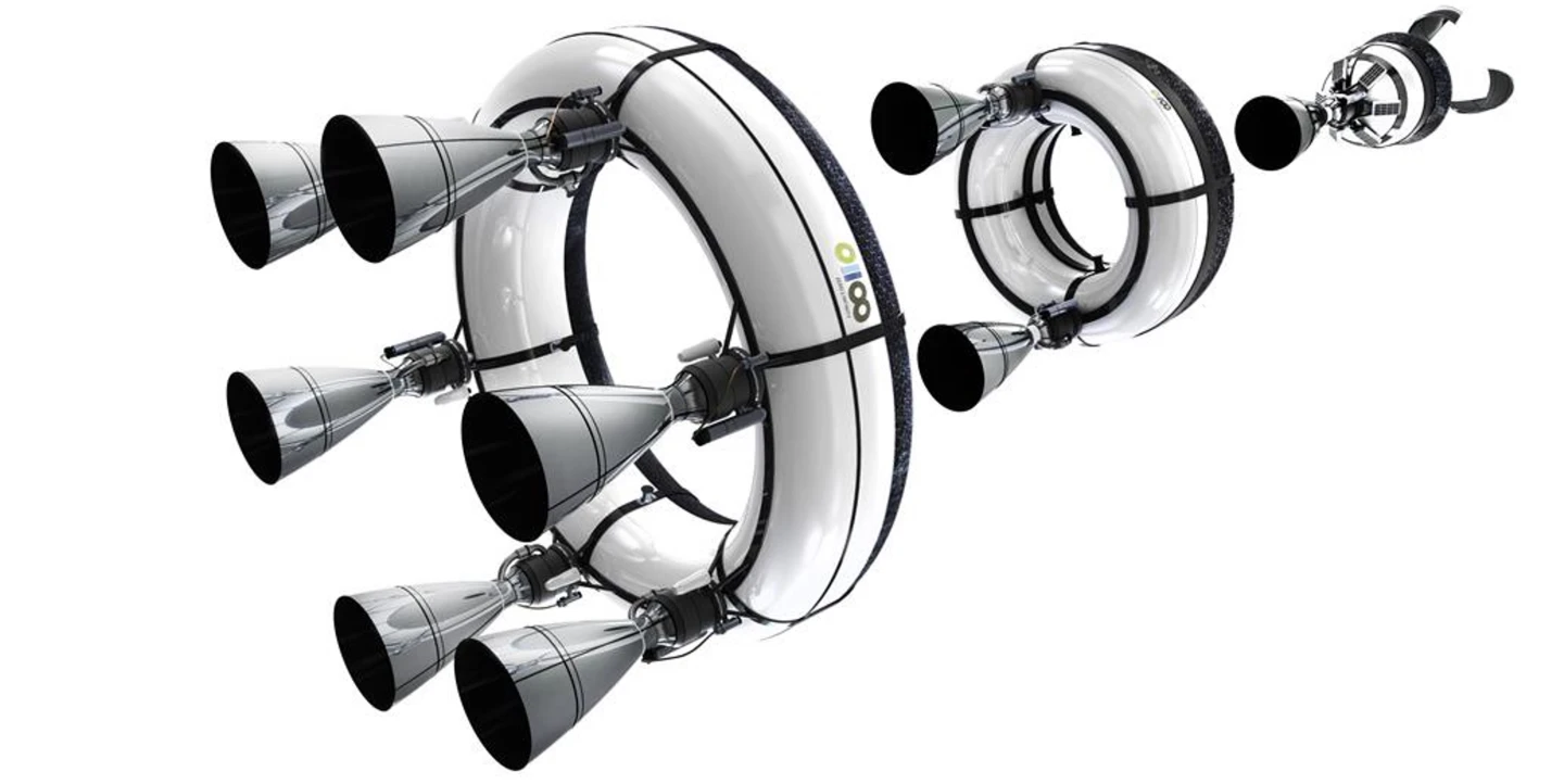 Rendering of the upper stages of bloostar