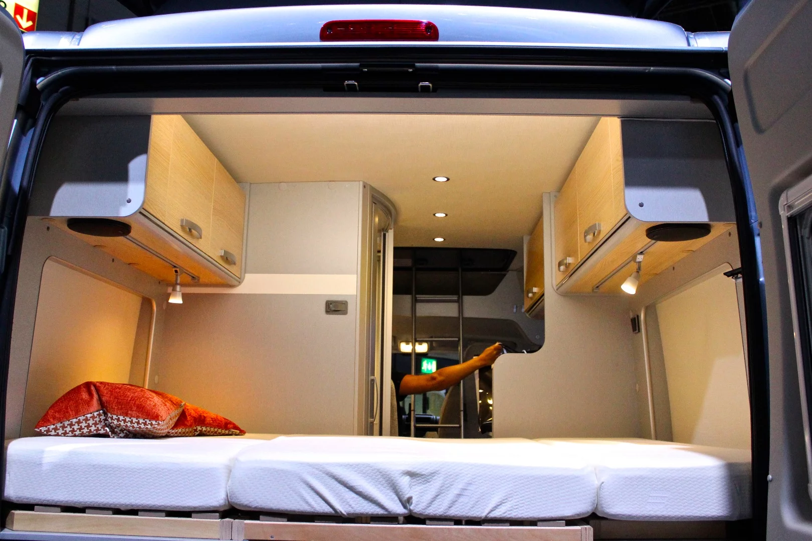 The Free camper van has LED lighting