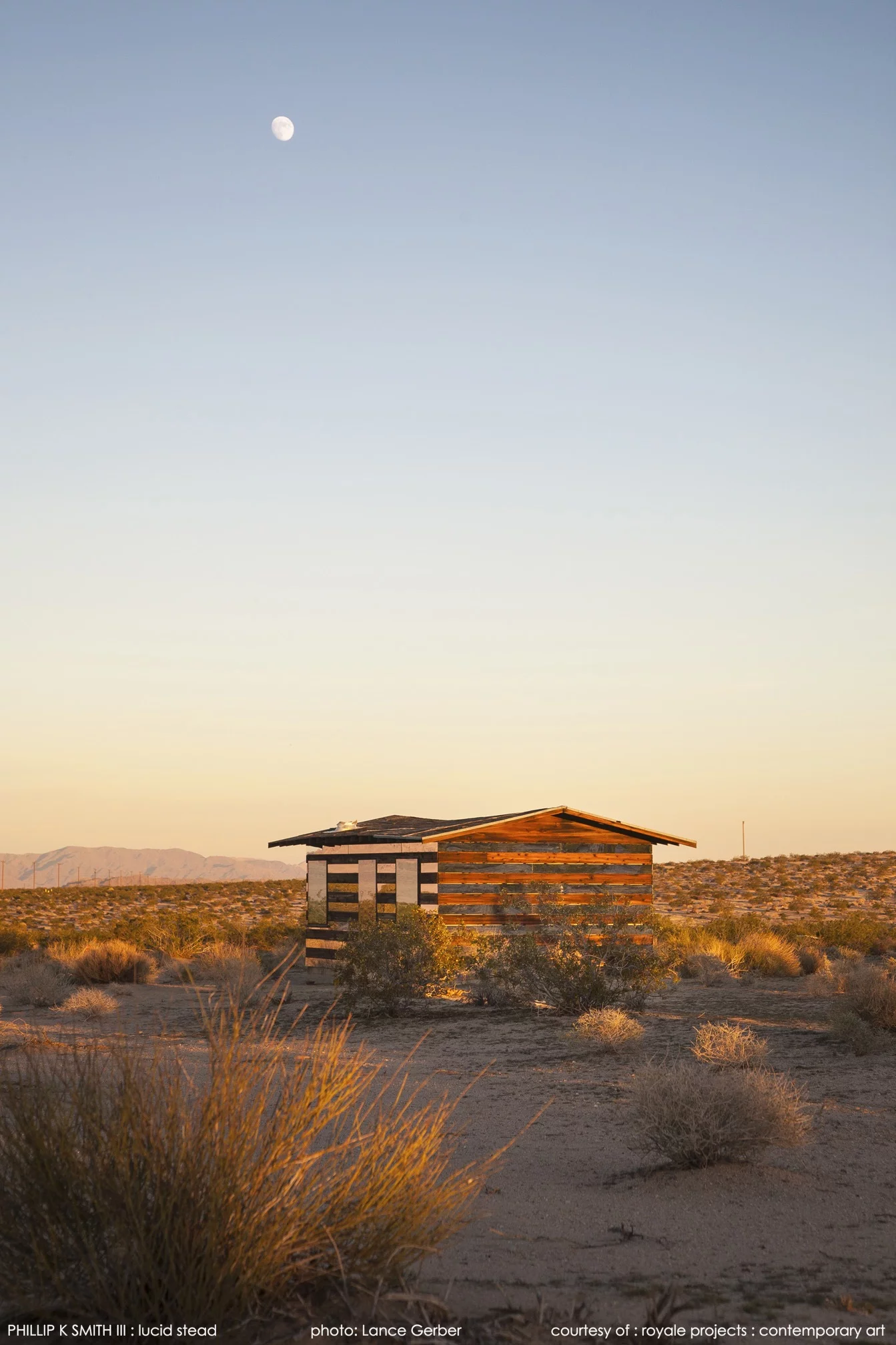 The artist also took great pains to hide all wiring and other obvious signs of the work that went into transforming the shack (Photo: Lance Gerber/royale projects : contemporary art)