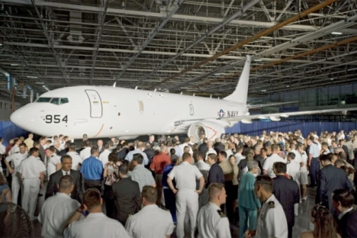 P-8A Poseidon formally unveiled (Boeing photo by Jim Anderson)