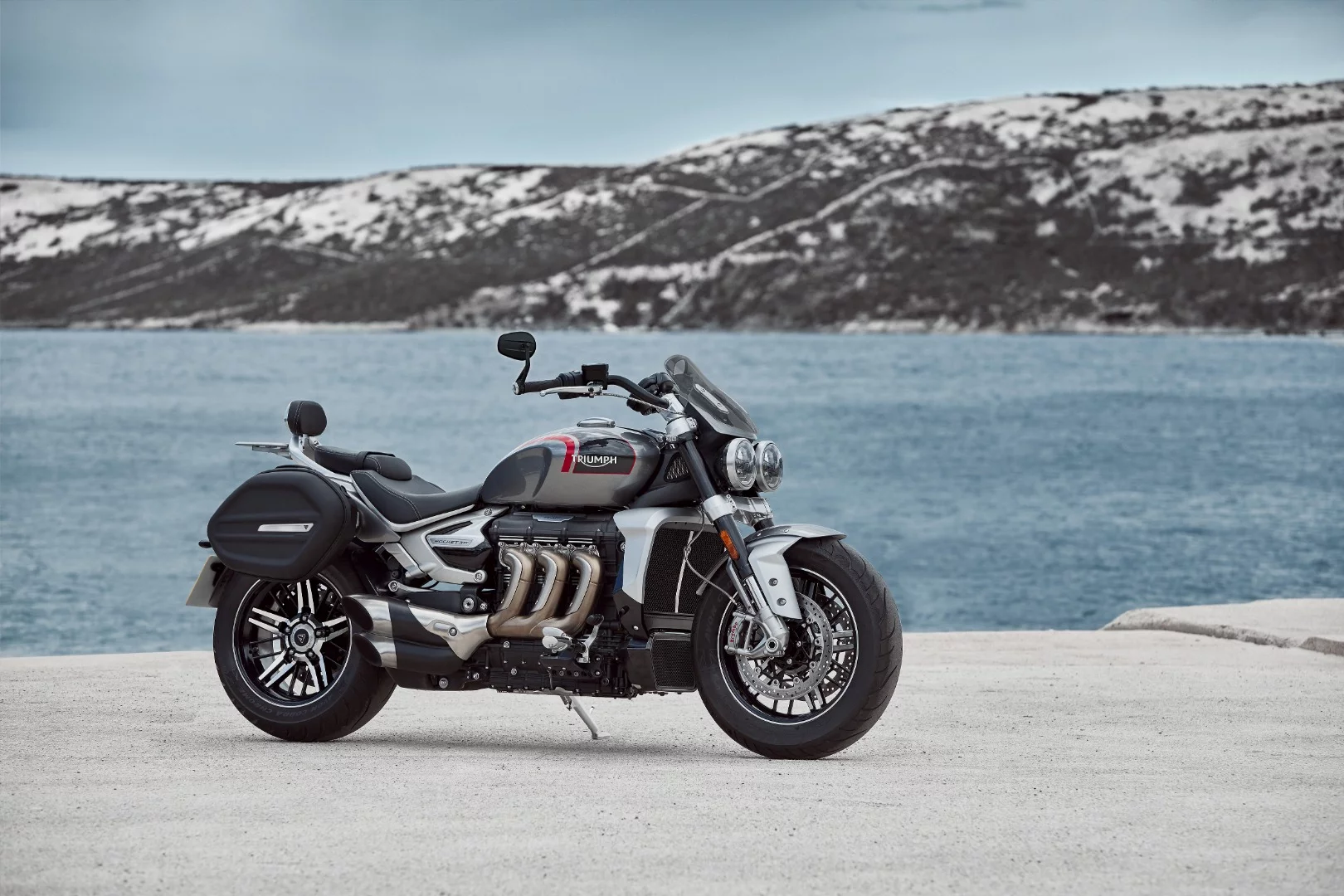 The 2020 Triumph Rocket 3 GT with the Highway inspirational kit
