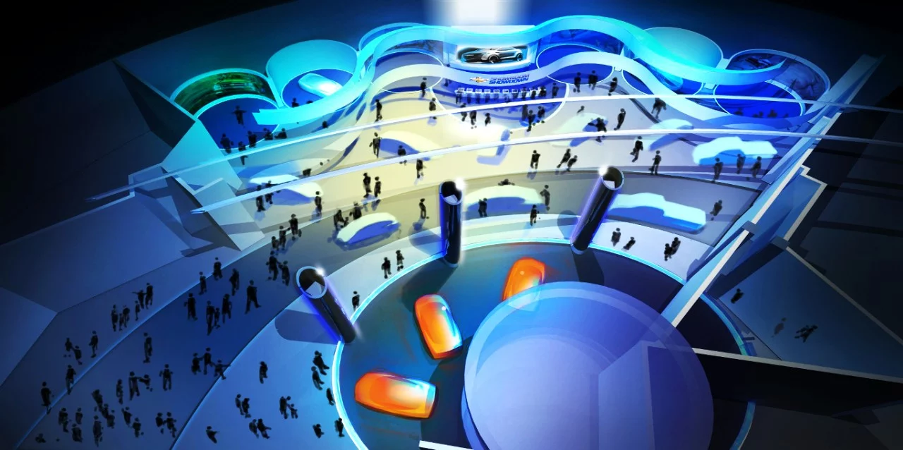 Guests will design vehicles with the help of computer hardware