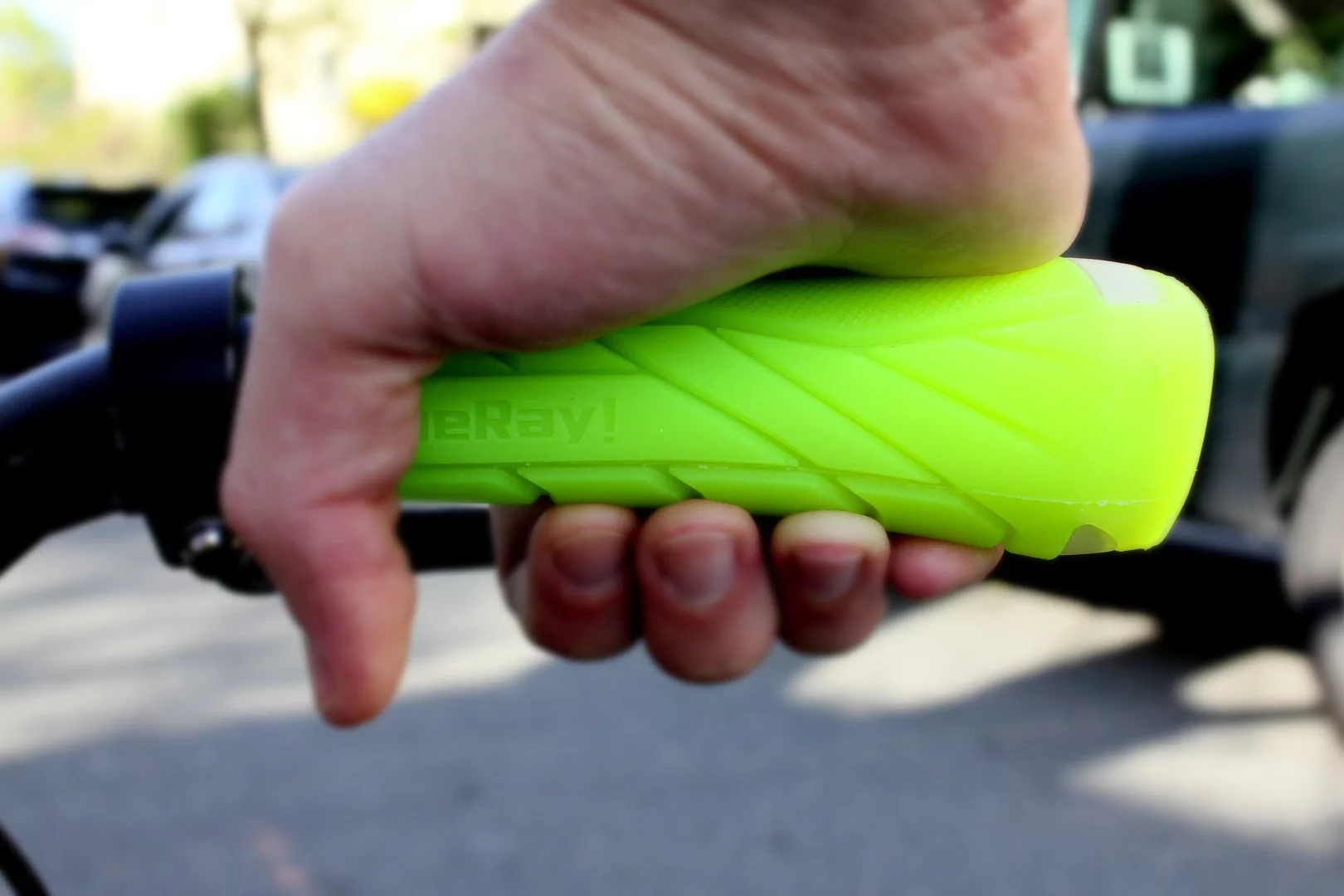 HueRay grips are also claimed to have an ergonomic design