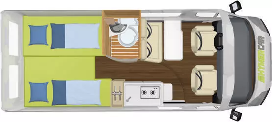 Hymercar Free 602 floor plan