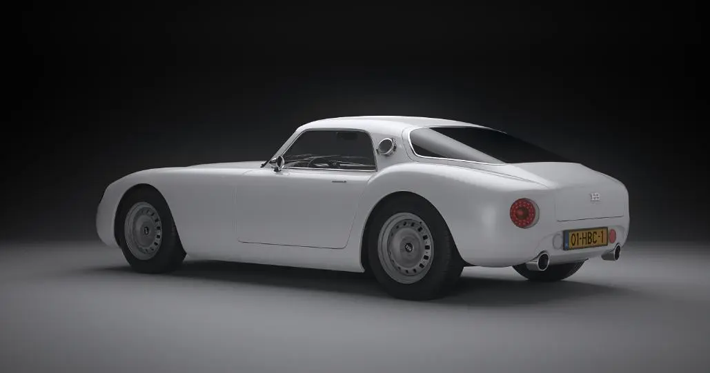 The HB Coupé can speed to 62 mph (100 km/h) in under four seconds