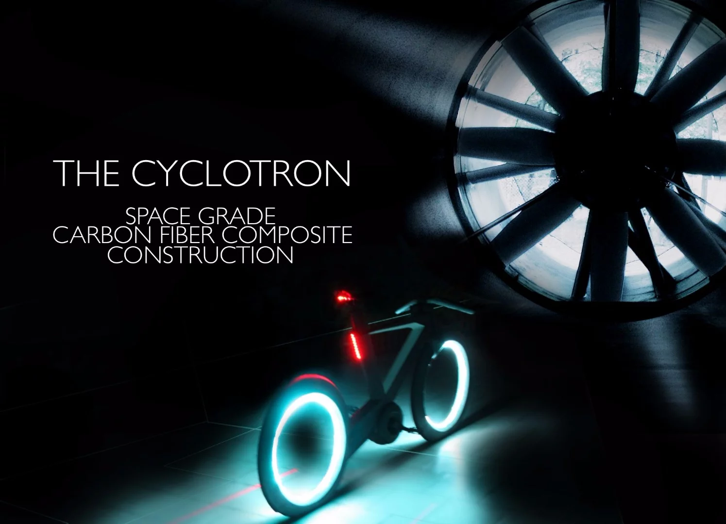 Carbon fiber has been used for the bike's construction