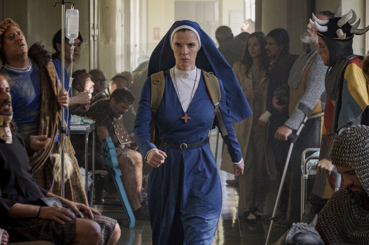 The series follows a nun waging war with a super-intelligent AI
