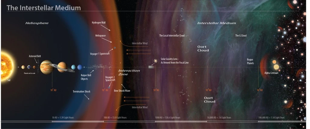 The richness of the interstellar medium from the sun to the nearest stars